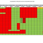 CALENDARIO DI PRELIEVO CACCIA DI SELEZIONE 2024-2025